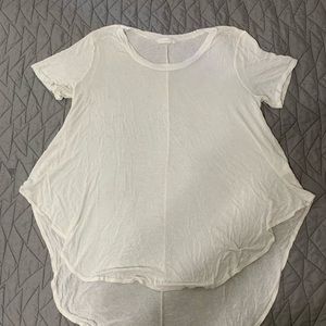Lush ivory high low top